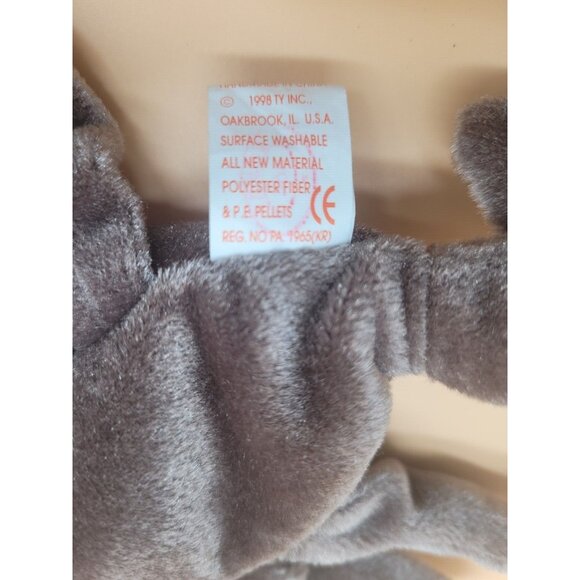 BEANIE BABY Stinger the Scorpion DOB 9/29/97 w/hang tag protector - Picture 4 of 4